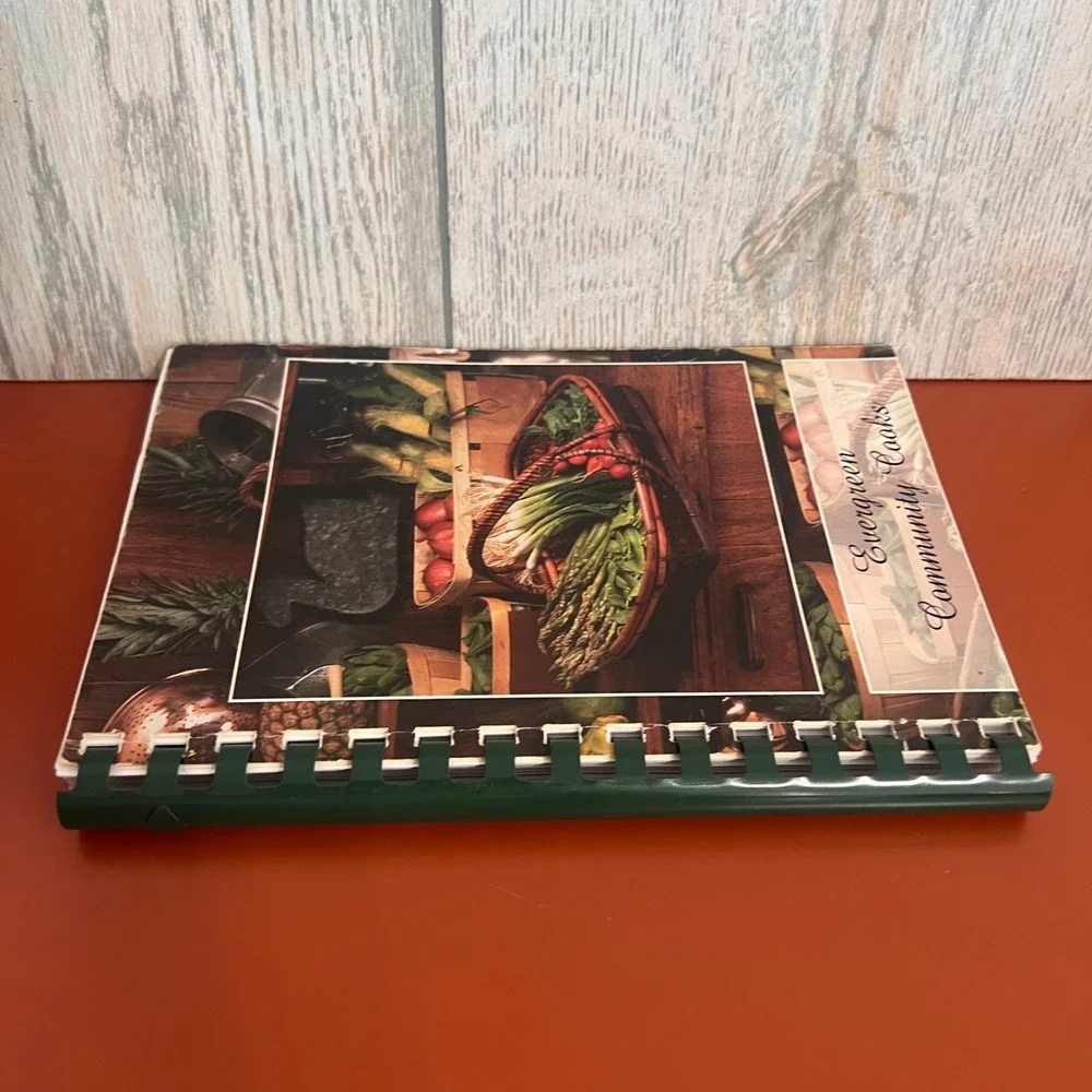 Evergreen Community Cooks Cookbook 1998 Silverton Oregon School Spiral